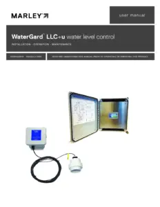WaterGard LLC+u water level control IOM user manual
