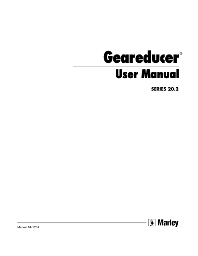 Geareducer 20.2 User Manual – Non Current
