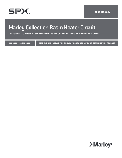Marley Collection Basin Heater User Manual