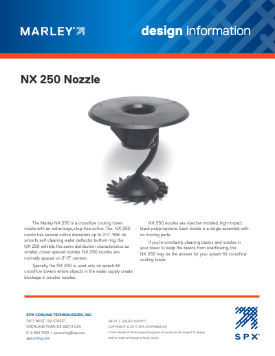 Marley NX250 Crossflow Nozzle
