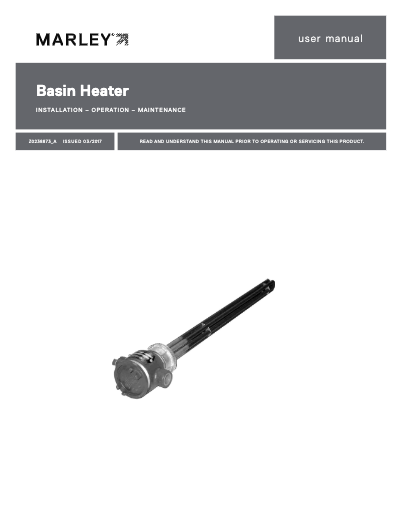 Marley Electric Basin Heater Manual