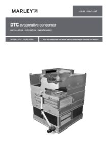 Marley DTC Evaporative Condenser User Manual