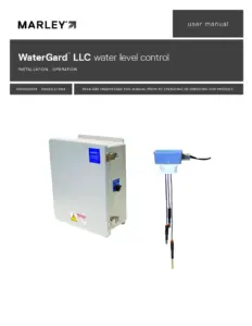 WaterGard LLC water level control IOM user manual