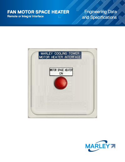 Fan Motor Space Heater Interface Engineering Data and Specifications