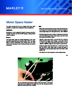 Motor Space Heater