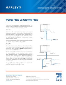 Pump Flow vs. Gravity Flow