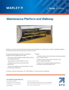 Maintenance Platform and Walkway