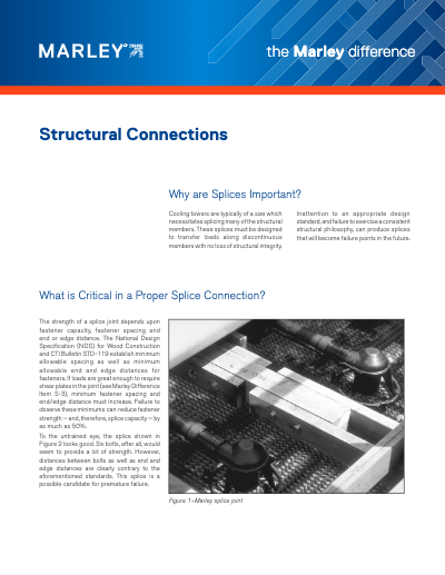 The Marley Difference - Structural Connections - Splices