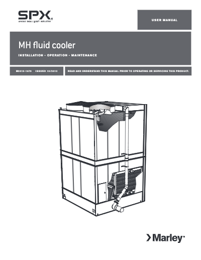Marley MH Fluid Cooler Phase 2 User Manual - Non Current