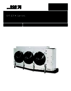 SGS DT-DTX Series Unit Cooler IOM User Manual