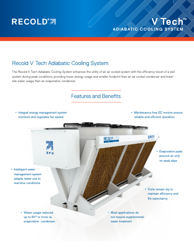 Recold V Tech Adiabatic Cooling System
