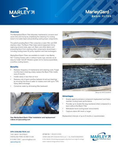 MarleyGard™ Basin Filter