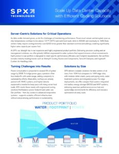 SPX Data Center Flyer
