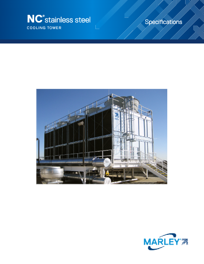 Marley NC Stainless Crossflow Cooling Tower Specifications