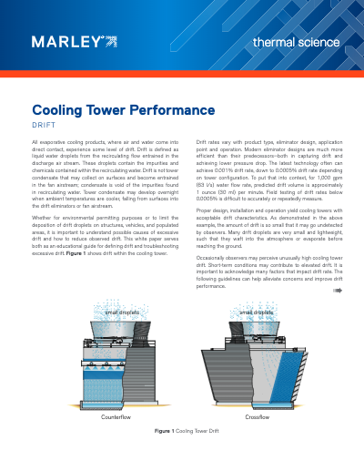Cooling Tower Performance - Drift