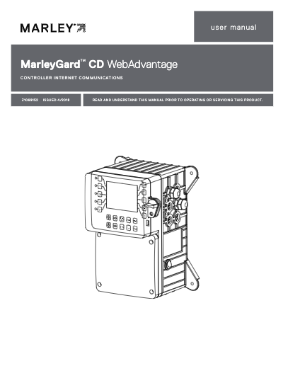MarleyGard CD Controller WebAdvantage User Manual