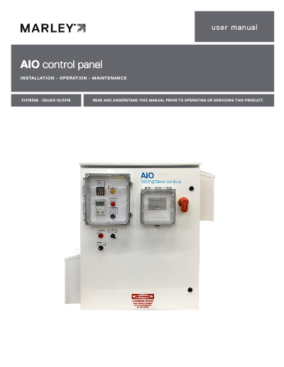 AIO Control Panel IOM User Manual