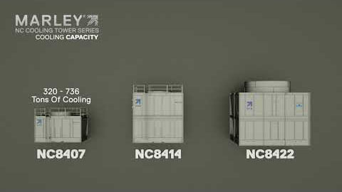Marley® NC® Cooling Tower Series - Size/Capacity Comparison