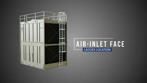 How To Install A Marley® NC® Cooling Tower Episode 9: Guardrail for Air-Inlet Face Ladder