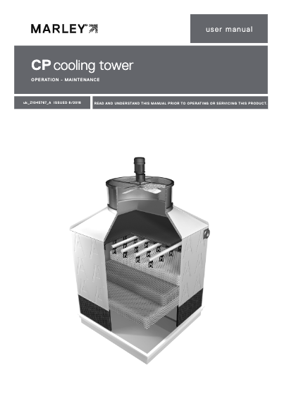 CP Cooling Tower IOM User Manual